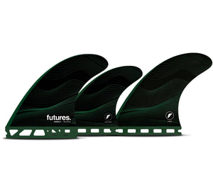 Futures F8 Legacy Tri/Quad Fin Set-Green-Large