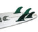 Futures F8 Legacy Tri/Quad Fin Set-Green-Large