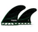 Futures F8 Legacy Quad Fin Set-Green-Large