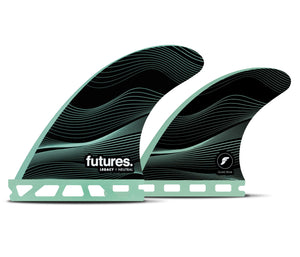 Futures F4 Legacy Tri/Quad Fin Set-Green-Small