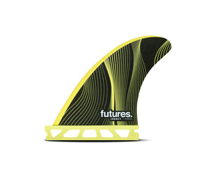 Futures P3 Honeycomb Tri Fin Set-Yellow-X-Small