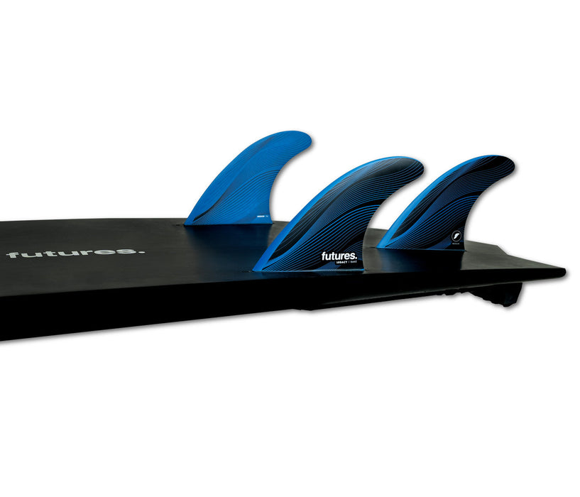 Futures R6 Legacy Tri Fin Set-Blue-Medium