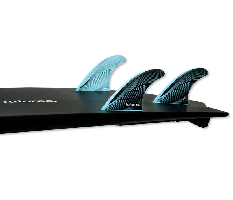 Futures R3 Legacy Tri Fin Set-Blue-X-Small