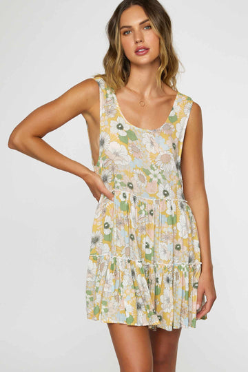 O'Neill Linnet Printed Dress-Mimosa