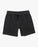 RVCA Escape Elastic Shorts-Black