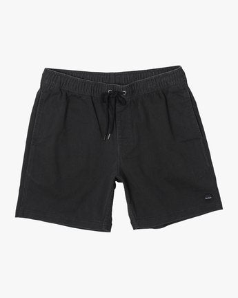 RVCA Escape Elastic Shorts-Black