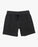 RVCA Escape Elastic Shorts-Black