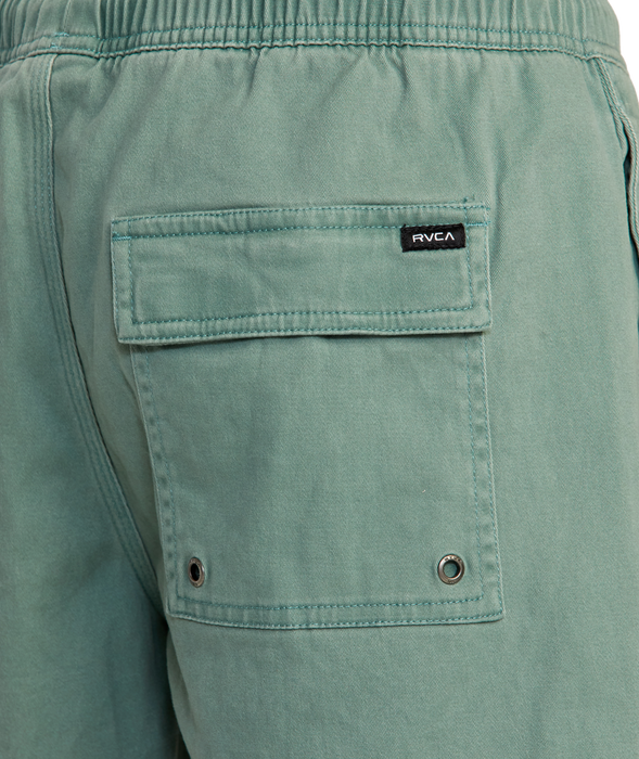 RVCA Escape Elastic Shorts-Spinach