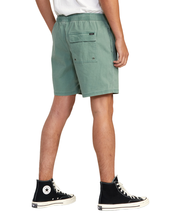 RVCA Escape Elastic Shorts-Spinach