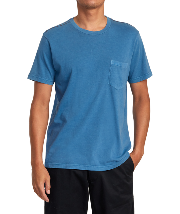 RVCA PTC 2 Pigment Tee-Deep Ocean