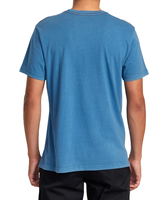 RVCA PTC 2 Pigment Tee-Deep Ocean