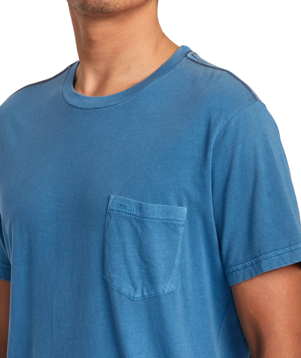 RVCA PTC 2 Pigment Tee-Deep Ocean