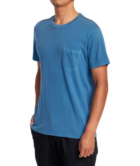 RVCA PTC 2 Pigment Tee-Deep Ocean
