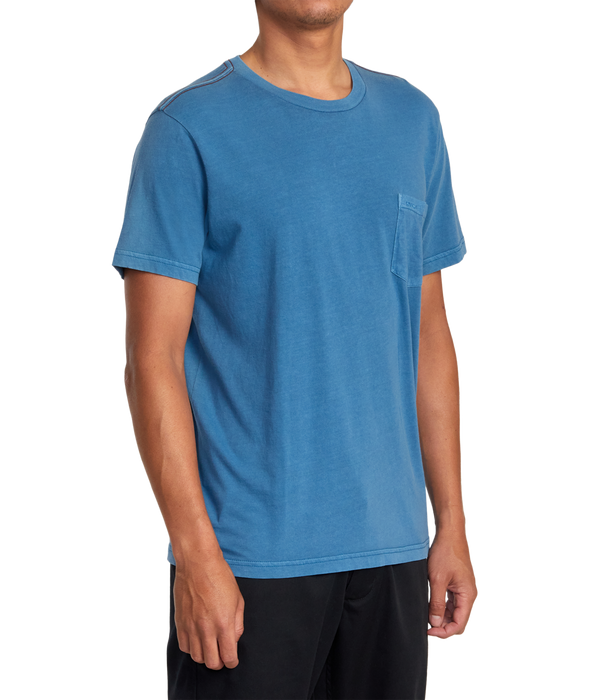 RVCA PTC 2 Pigment Tee-Deep Ocean