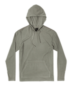 RVCA PTC Pigment Hooded L/S Tee-Aloe