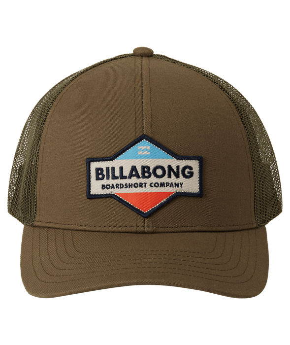 Billabong Walled Trucker Hat-Hunter Green