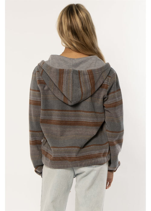 Sisstr Moonrise Woven Fleece L/S Shirt-Seaweed