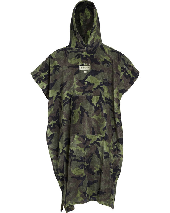 Billabong Men's Hoodie Poncho-Camo