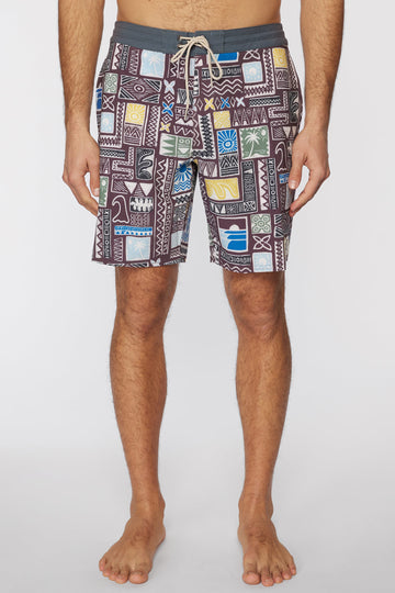 O'Neill Mythic Lines Cruzer Boardshorts-Huckleberry