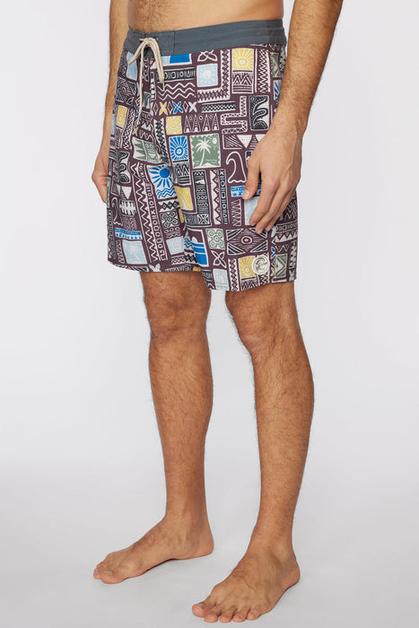 O'Neill Mythic Lines Cruzer Boardshorts-Huckleberry