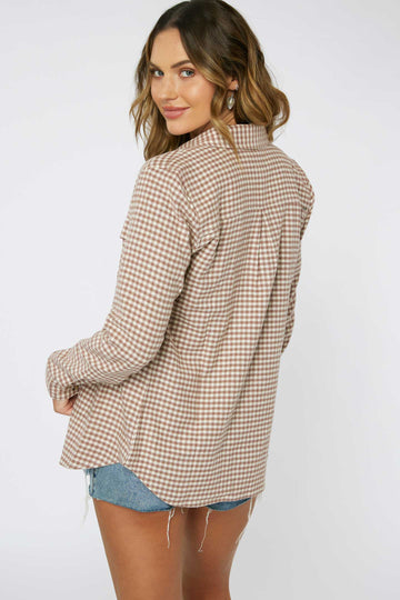 O'Neill Nash Flannel Shirt-Nutmeg