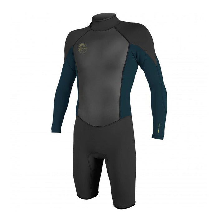 O'Neill O'riginal Back Zip L/S Springsuit-Black/Slate