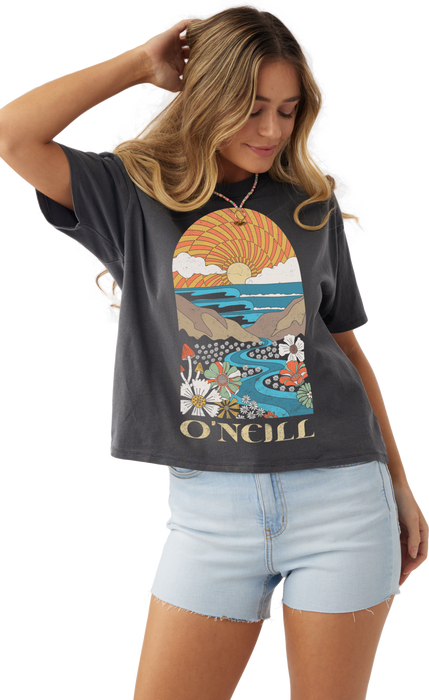 O'Neill High Road Tee-Washed Black