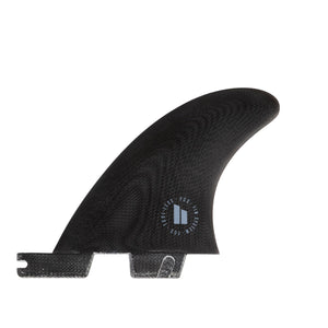 FCS Carver Side Byte/Quad Rear PG Fin Set-Black-Small