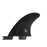 FCS Carver Side Byte/Quad Rear PG Fin Set-Black-Small