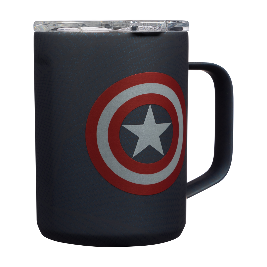 Corkcicle 16 oz Mug-Captain America