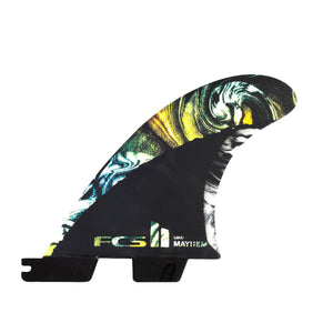 FCS MB PC Carbon Tri Fin Set-Multi-Small