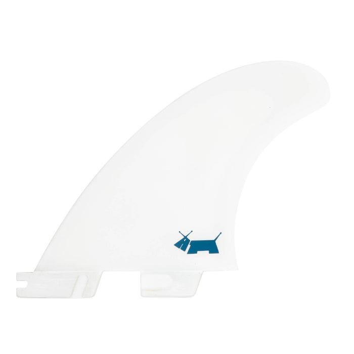 FCS Skindog Side Byte PC Fin Set-White