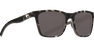 Costa Panga Sunglasses-Matte Gray Tort/Gray 580P