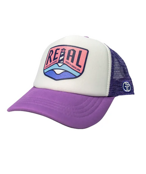 REAL Youth Lighthouse Hat-Lavender/White
