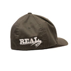 REAL Corp Flexfit Hat-Dark Grey