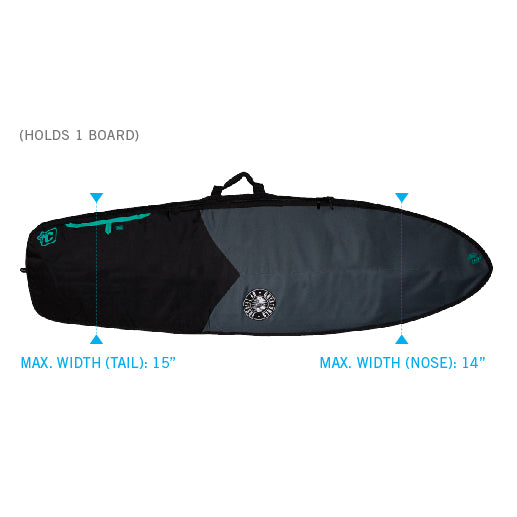 Creatures Retro Day Use Bag-Charcoal/Black-5'6"