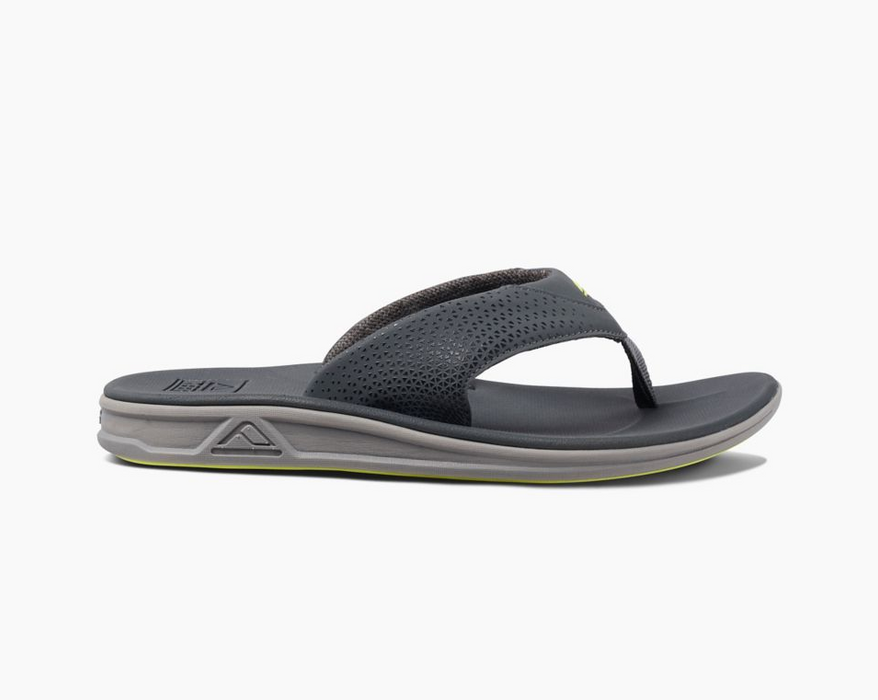 Reef Rover Sandal-Grey/Lime