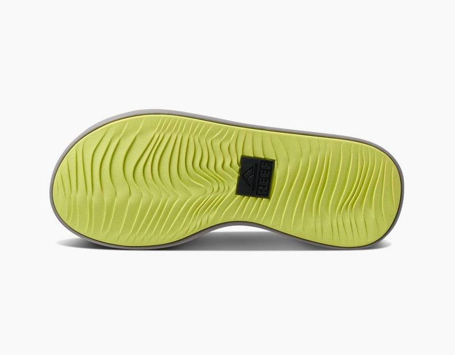Reef Rover Sandal-Grey/Lime
