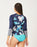 Carve Designs Kona Rashguard-Stargazer w/Navy Stripe