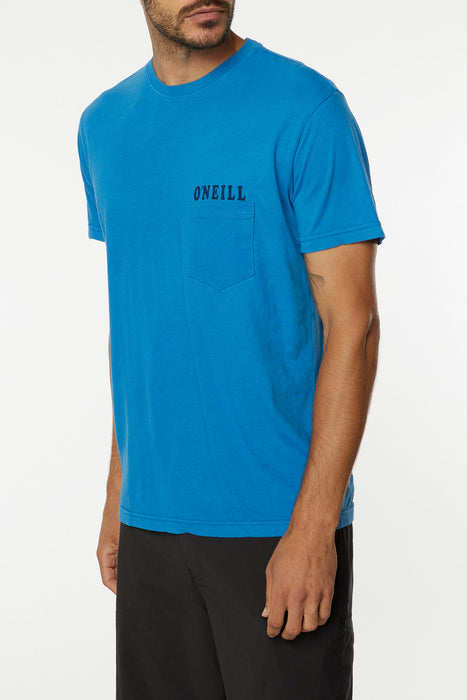 O'Neill Shaved Ice Pocket Tee-Pacific
