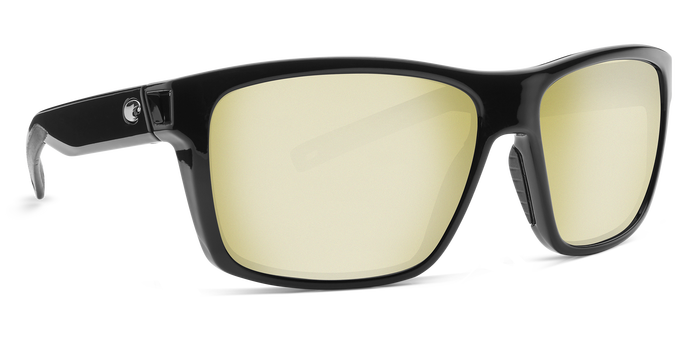 Costa Slack Tide Sunglasses-Shiny Blk/Sun Silver Mirror 580P