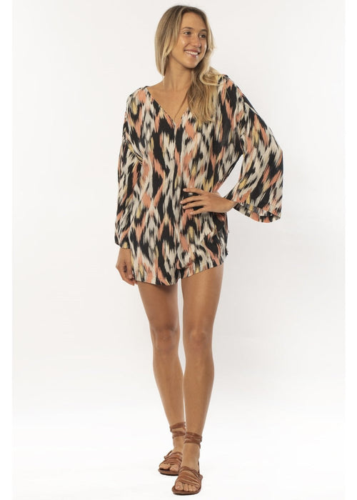 Sisstr Sunny Side L/S Romper-Black