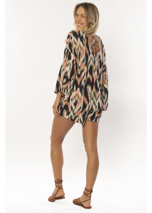 Sisstr Sunny Side L/S Romper-Black