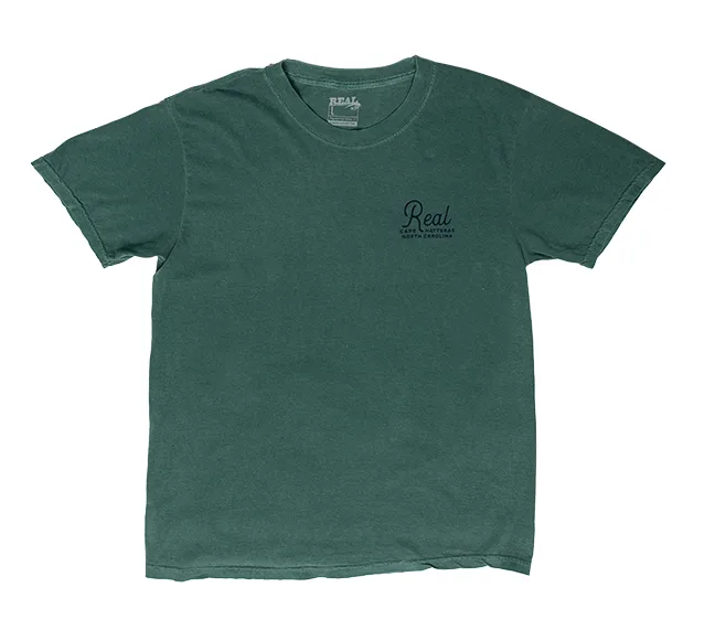 REAL Sunset Sessions Tee-Blue Spruce
