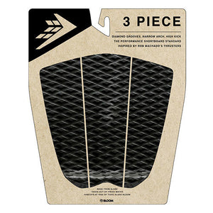 Firewire Machado 3 Piece Arch Traction Pad-Black/Charcoal