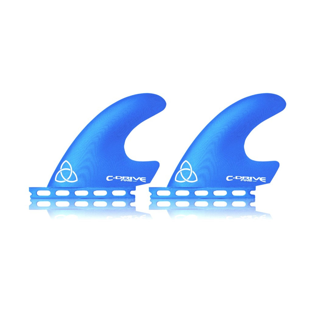 NVS C-Drive Futures Apex Tri/Quad Fin Set-Blue-Medium