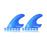 NVS C-Drive Futures Apex Tri/Quad Fin Set-Blue-Medium