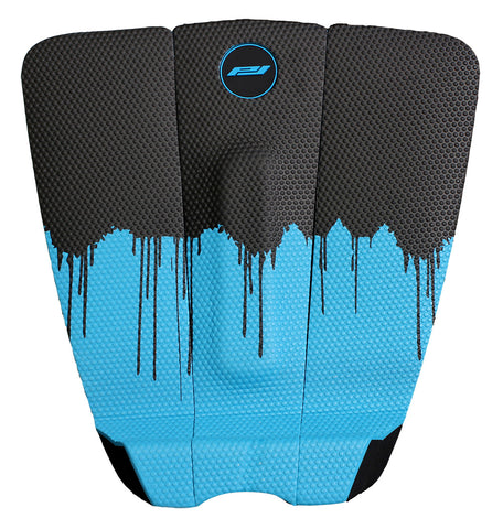 Pro-Lite Drip Traction Pad-Black/Cyan-V2