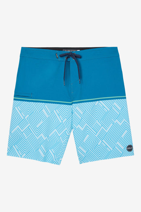 O'Neill Hyperfreak Tech TRVLR Nomad 20 Boardshorts-Bay Blue