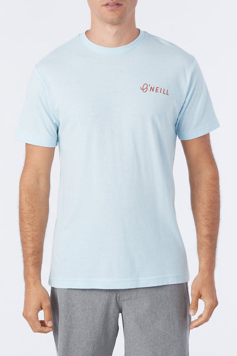 O'Neill Undercover Tee-Sky Blue Heather